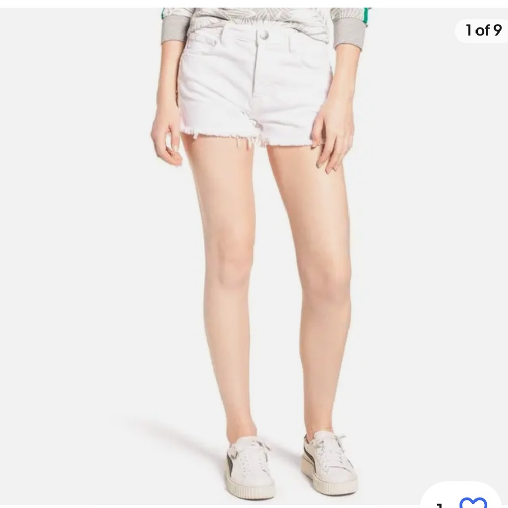 Current/Elliott Ultra High Waist Denim Cutoff Shorts (NWT)